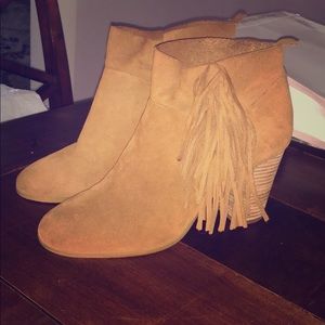 Suede fridge booties